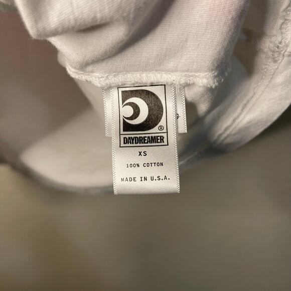 Daydreamer 'Beach Boys Surf USA' Boyfriend Graphic Tee White - Size XS - Picture 5 of 6